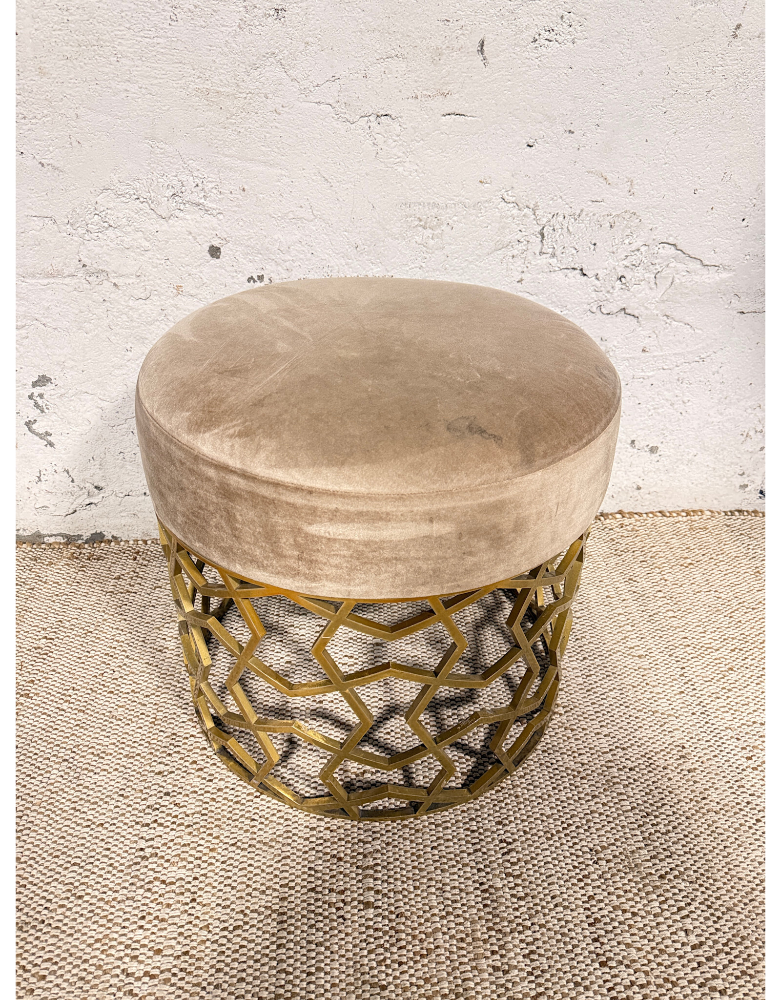 Geometric Accent Stool