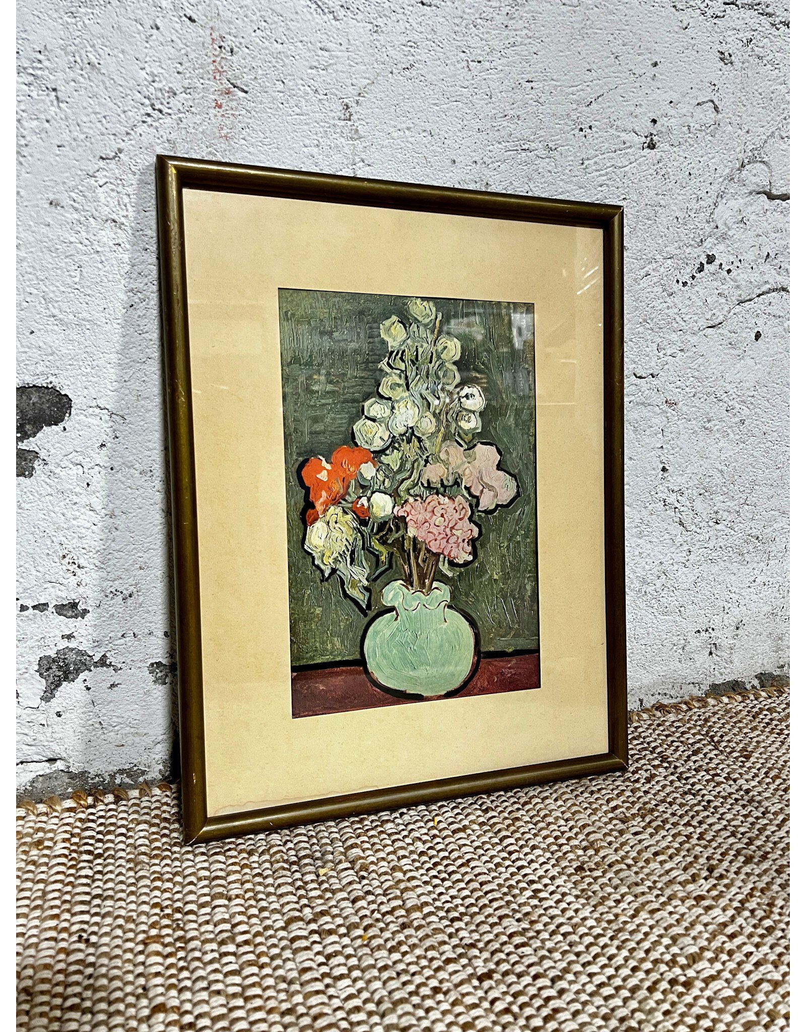 Bouquet of Flowers  by Vincent Van Gogh, framed print