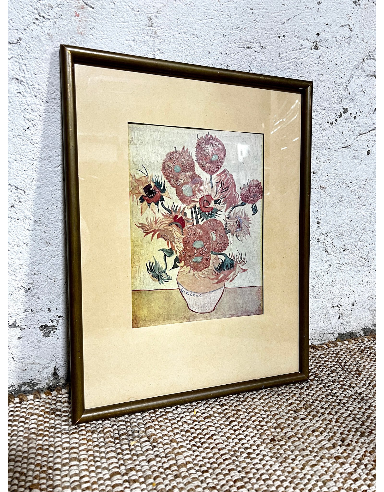 Sunflowers by Vincent Van Gogh, framed print