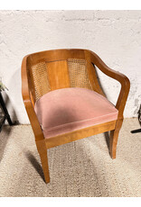 Cane Panel, Barrel Back Regency Style Chair