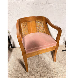 Cane Panel, Barrel Back Regency Style Chair