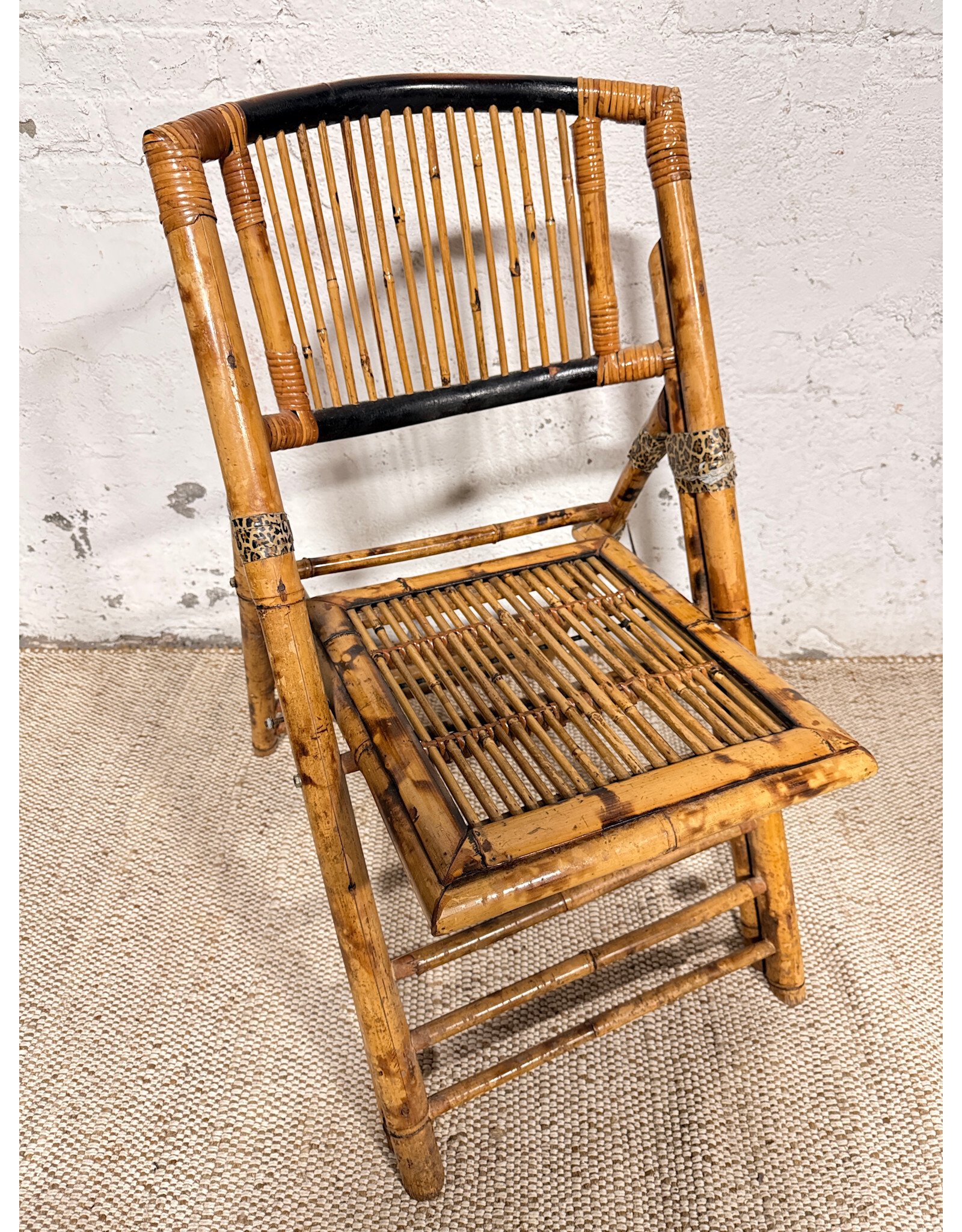 Bohemian Bamboo Folding Chair