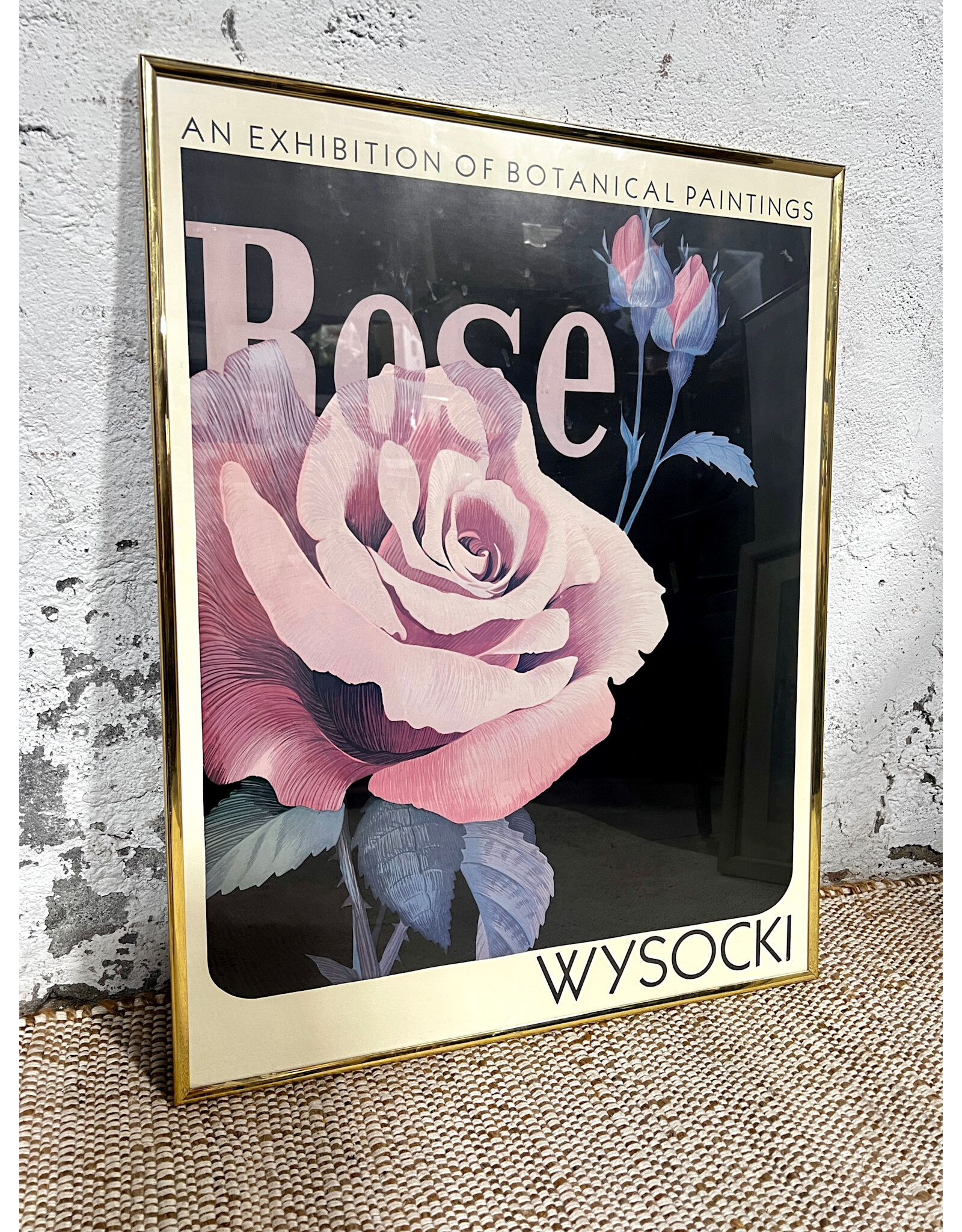 Wysocki: An Exhibition of Botanical Paintings, framed print