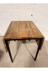 Box Frame Drop Leaf Extendable Dining Table in that Solid Mango Wood