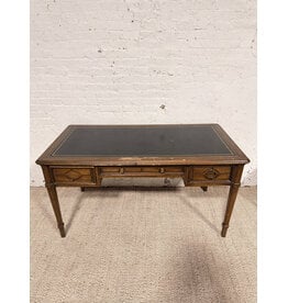 Vintage Italian Provincial Sligh Lowry Writing Desk With Leather Top