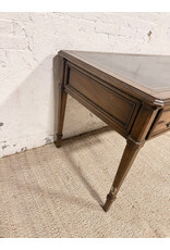 Vintage Italian Provincial Sligh Lowry Writing Desk With Leather Top