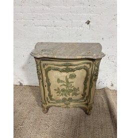 Provincial Venetian Style Painted Walnut Sideboard