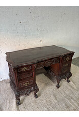 Victorian Era Mahogany Partner Desk