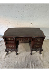 Victorian Era Mahogany Partner Desk