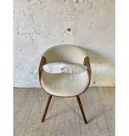 LumiSource Curvo Wood & Walnut Dining Chair