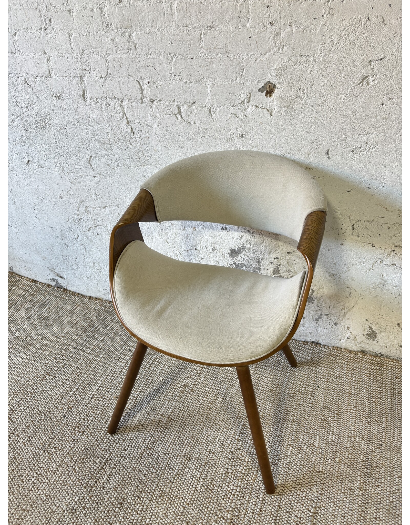 LumiSource Curvo Wood & Walnut Dining Chair