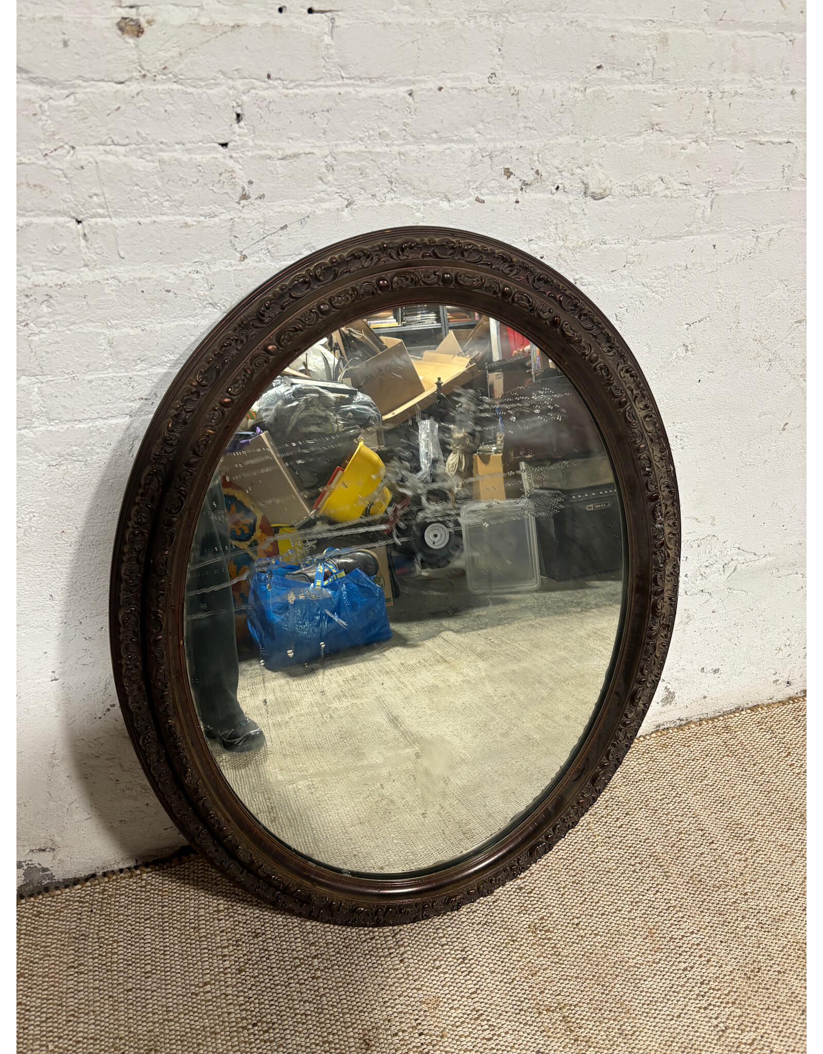 Edwardian Style Oval Wall Mirror