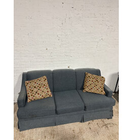 Blue Three Seater Sofa