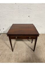 Regency Mahogany Fold Over Side Table