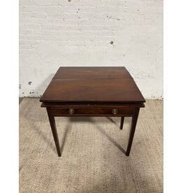 Regency Mahogany Fold Over Side Table