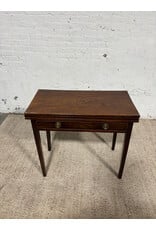 Regency Mahogany Fold Over Side Table