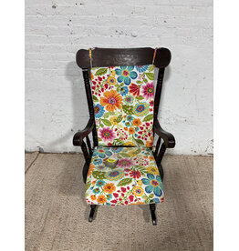 Dark Wood Rocking Chair