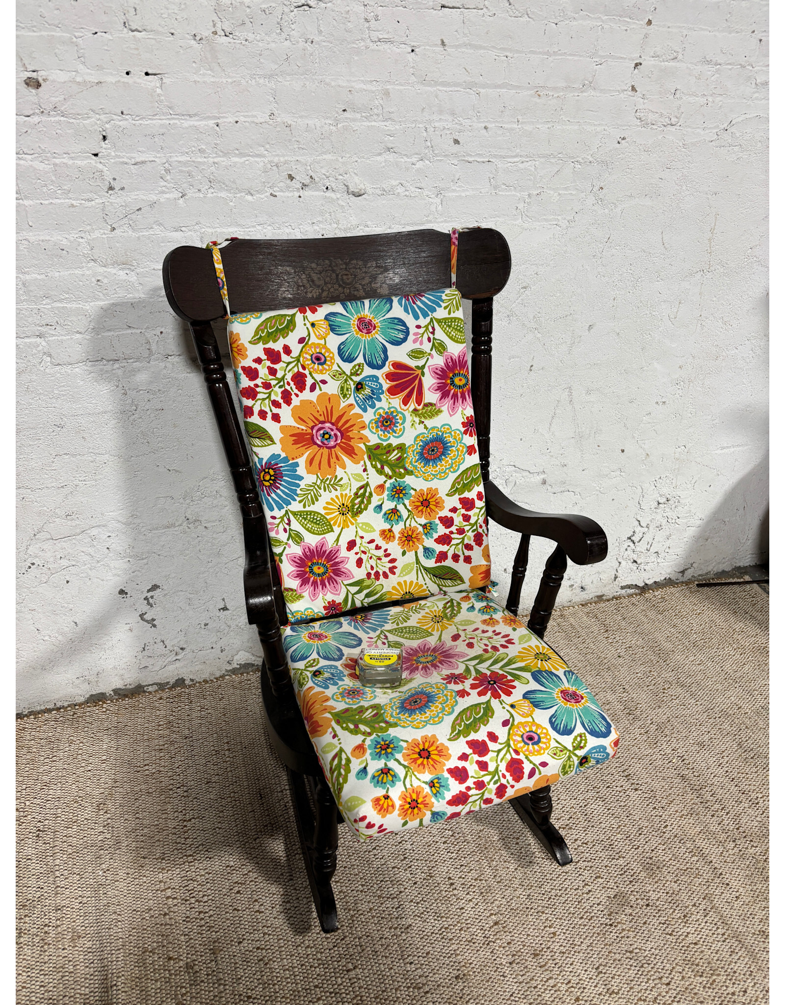 Dark Wood Rocking Chair