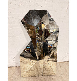 Reflective Contemporary Abstract Mirror