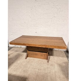 Antique Swedish Style Pine Farm Kitchen Dining Table
