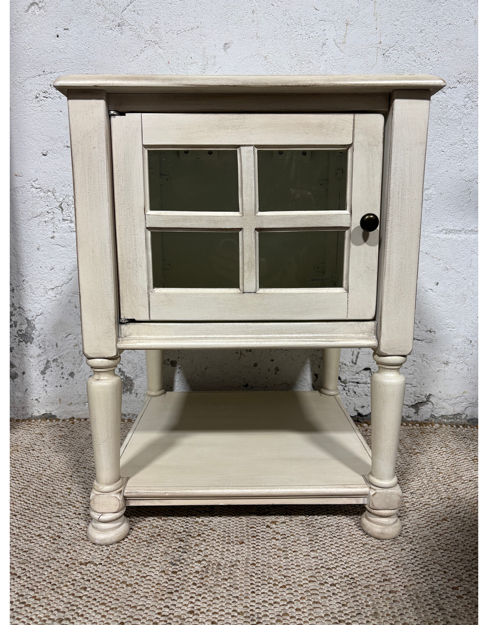 Ashley Home Furniture Wood White Bed Side Tables