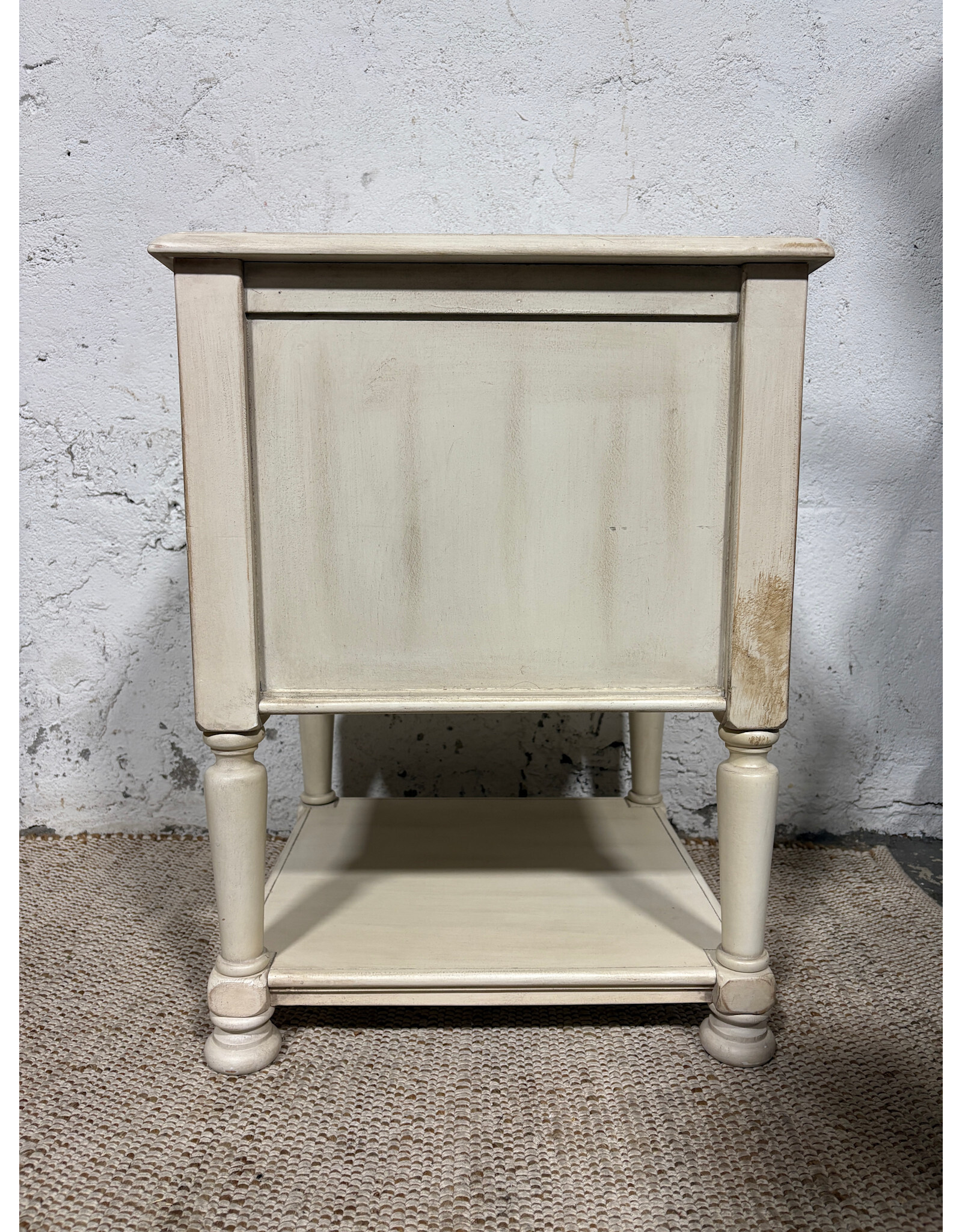 Ashley Home Furniture Wood White Bed Side Tables