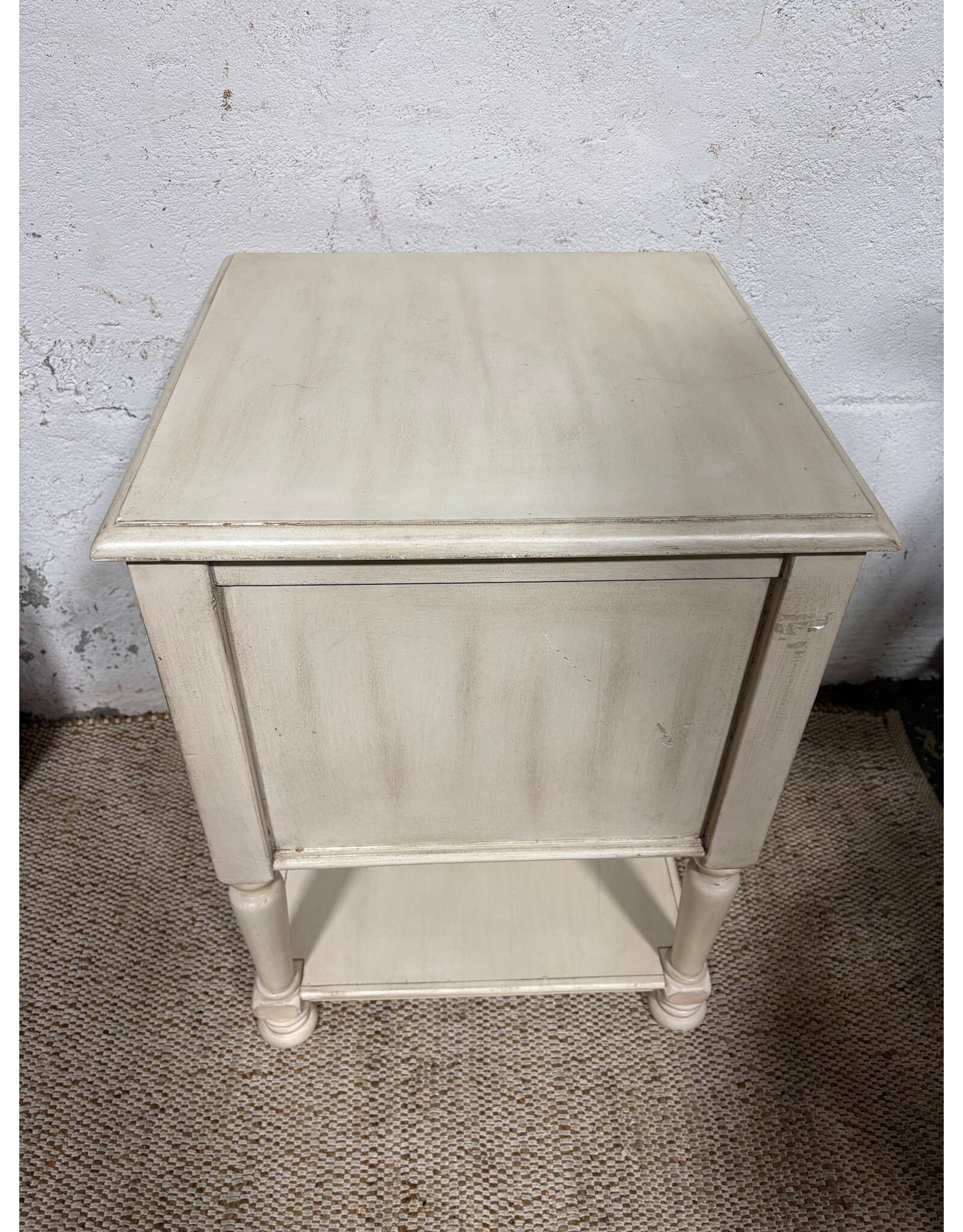 Ashley Home Furniture Wood White Bed Side Tables