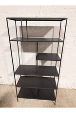 Asymmetrical Steel Rectangular Bookcase