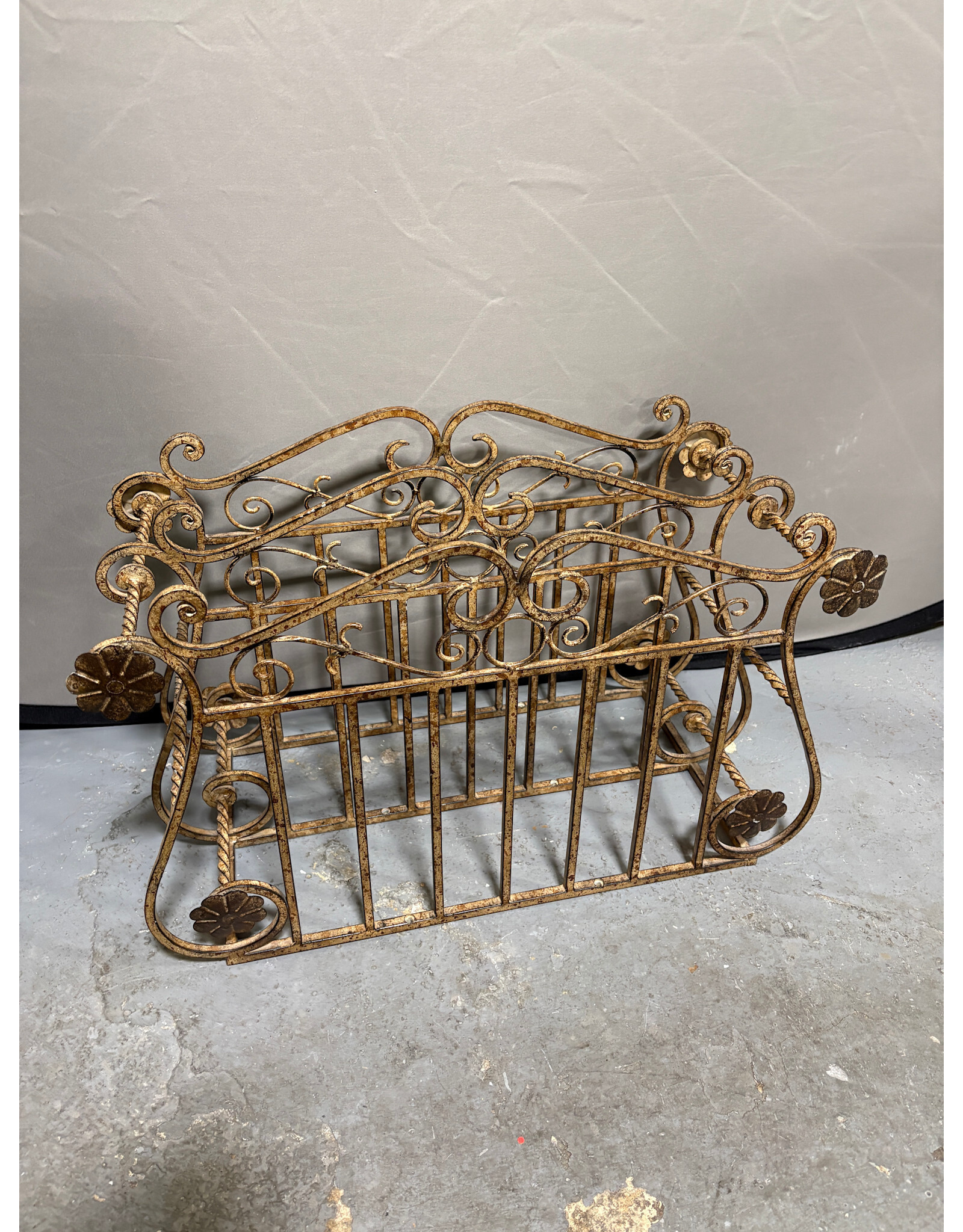 French Country Style Wrought Iron Rack