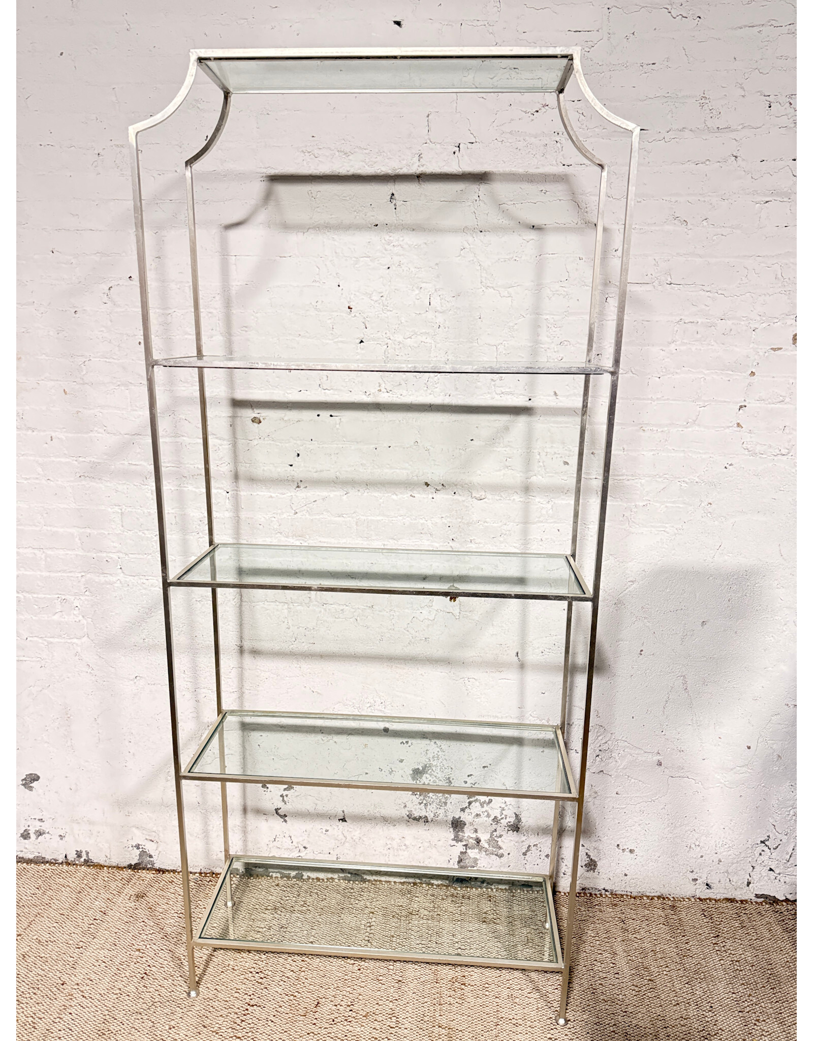 Modern Silver Etagere