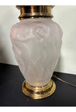 Neoclassical Frosted Glass Dancing Maiden Lamp