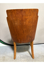 Art Deco Upholstered Wooden Chairs