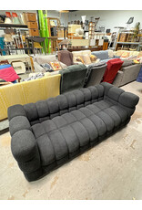 Black Boucle Sofa