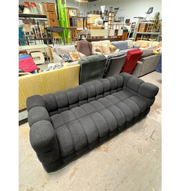 Black Boucle Bubble Sofa