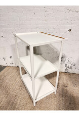 3-Tier White Storage Rack