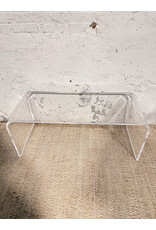 Modern Acrylic Clear Waterfall Coffee Table