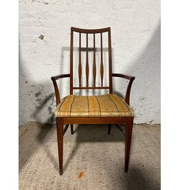 Mid Century Modern Upholstered Dining Chair w/ Arm rests