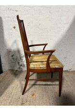 Mid Century Modern Upholstered Dining Chair w/ Arm rests