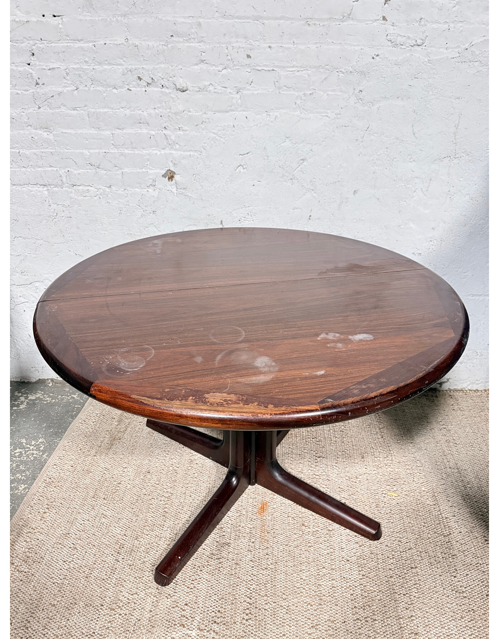 Danish Modern Rosewood Dining Table
