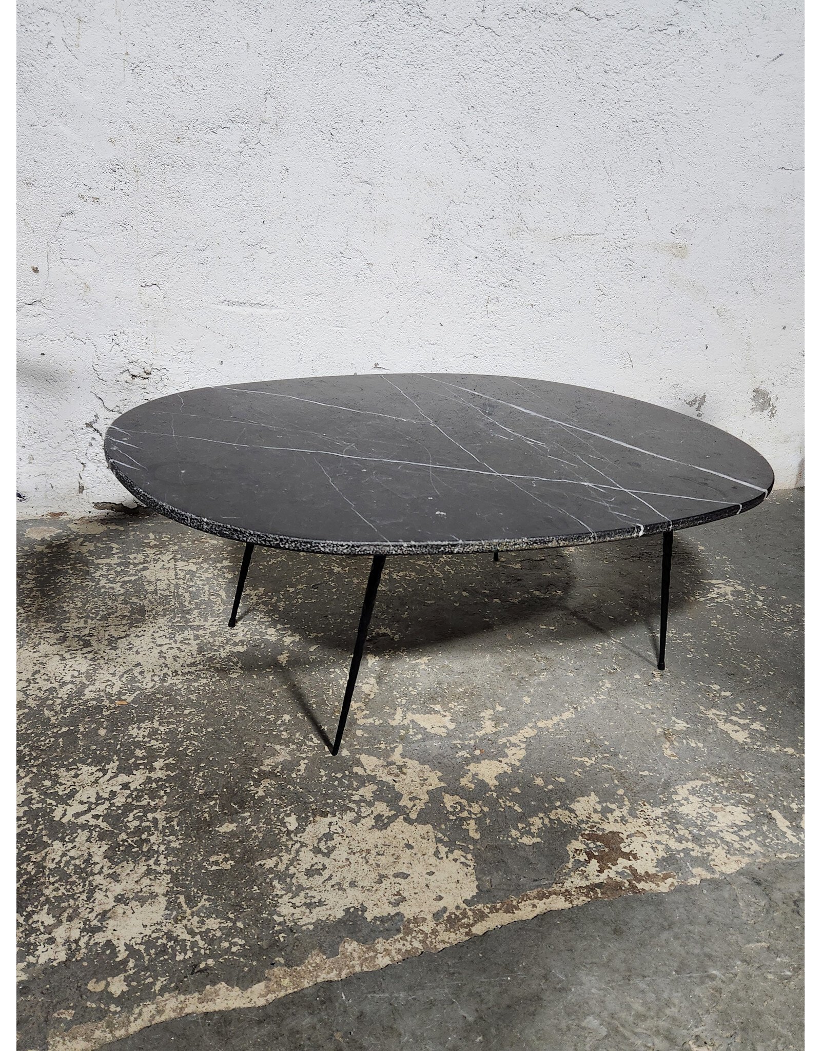 Mobital Tuk Oval Marble Black Coffee Table