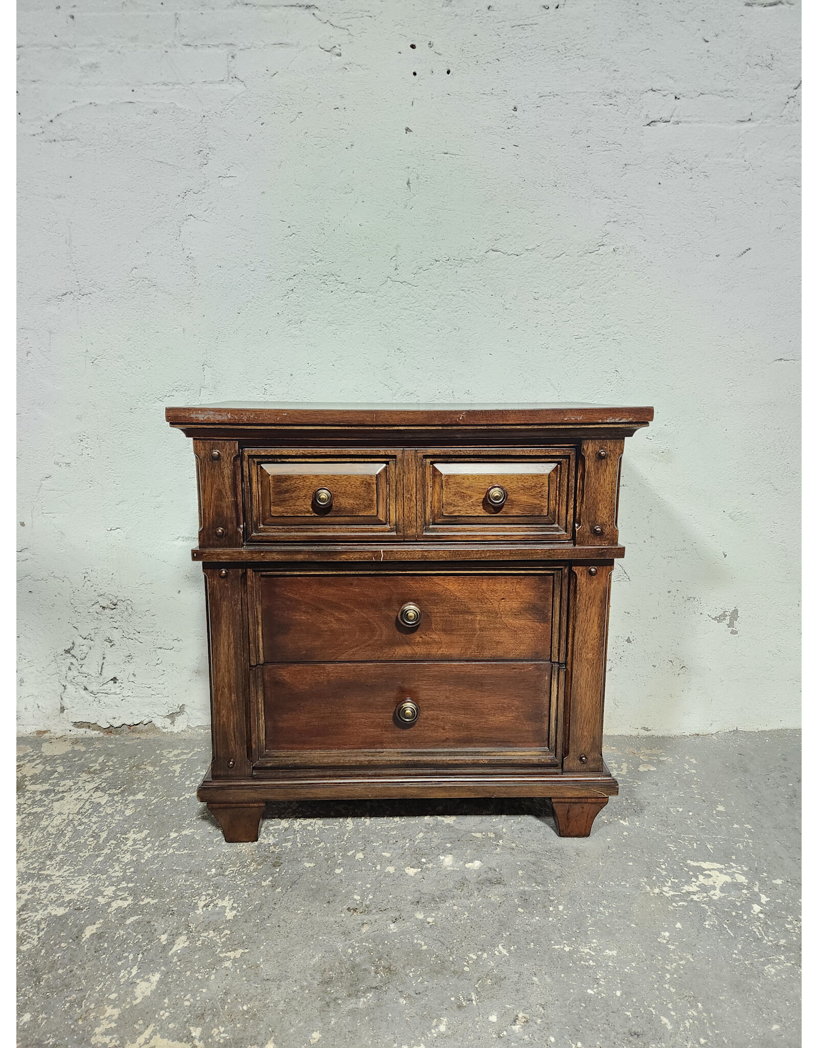 American Woodcrafters Sedona Cherry 3-Drawer Nightstand