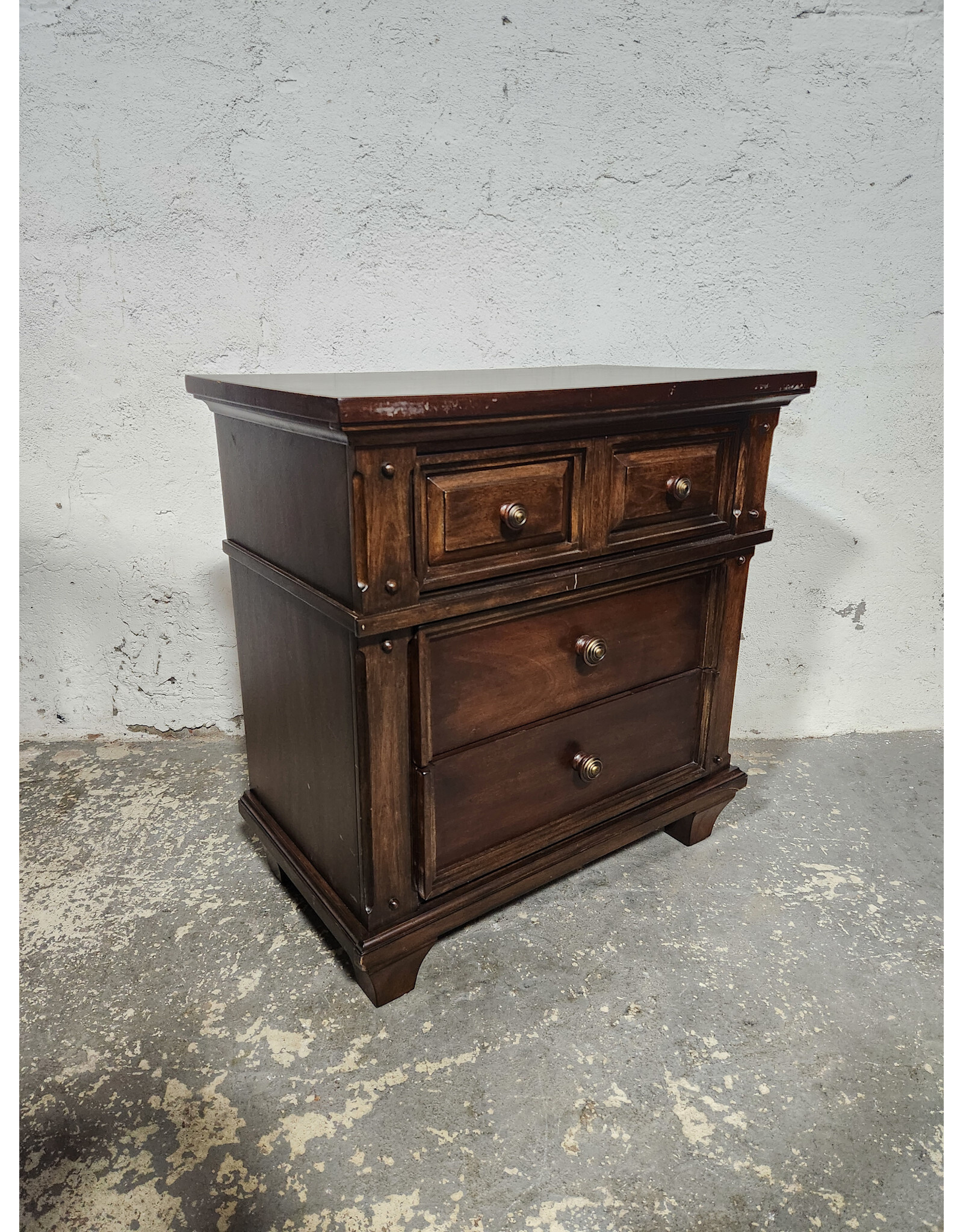 American Woodcrafters Sedona Cherry 3-Drawer Nightstand