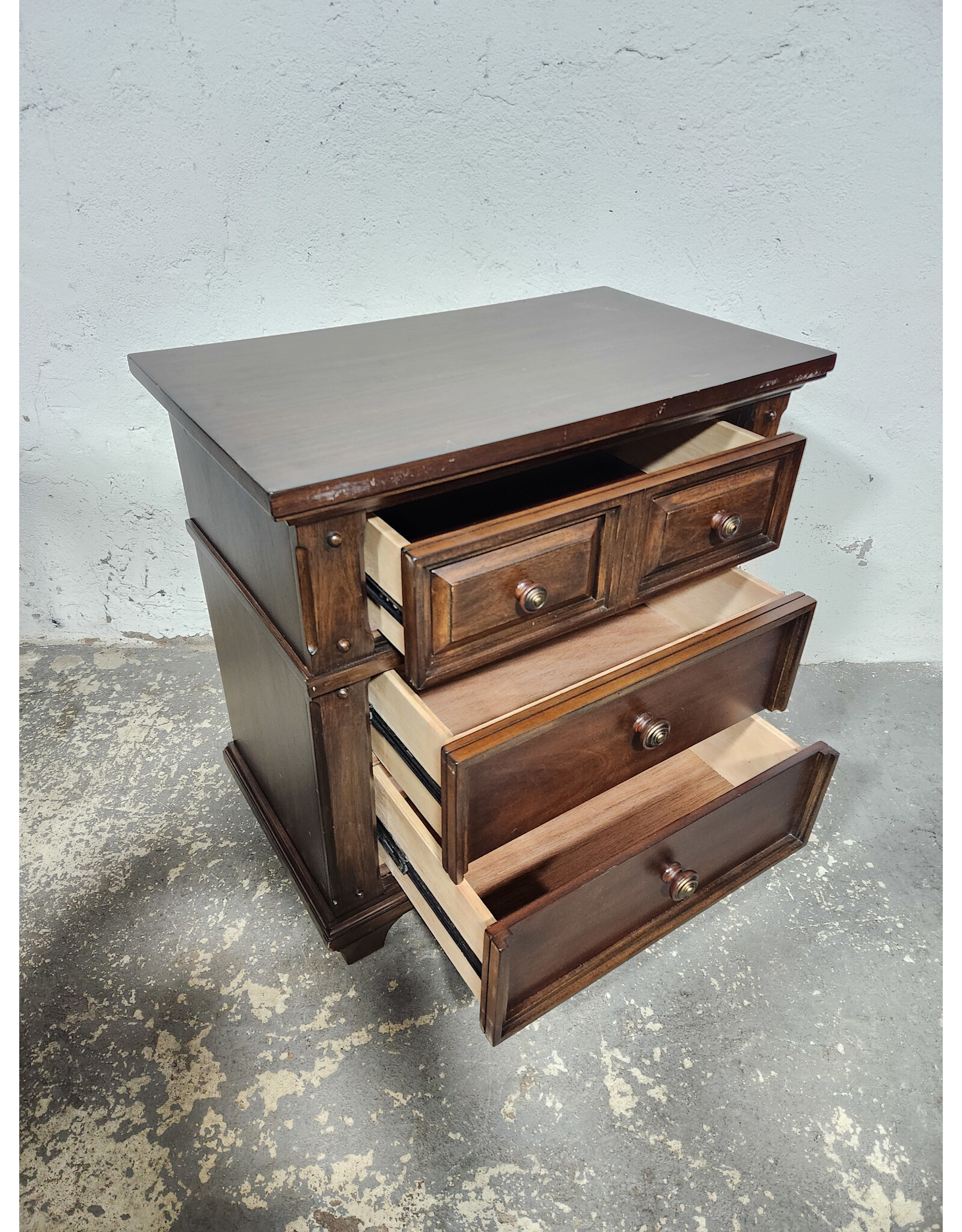 American Woodcrafters Sedona Cherry 3-Drawer Nightstand