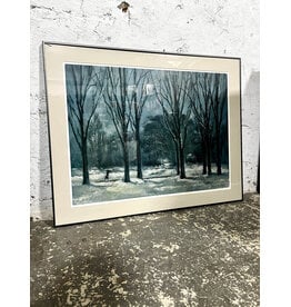 The Woods in Winter, framed print