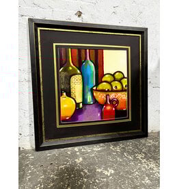 Still Life with Green Apples by Norman Wyatt Jr., framed print