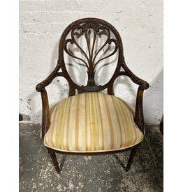 Antique Upholstered Arm Chair
