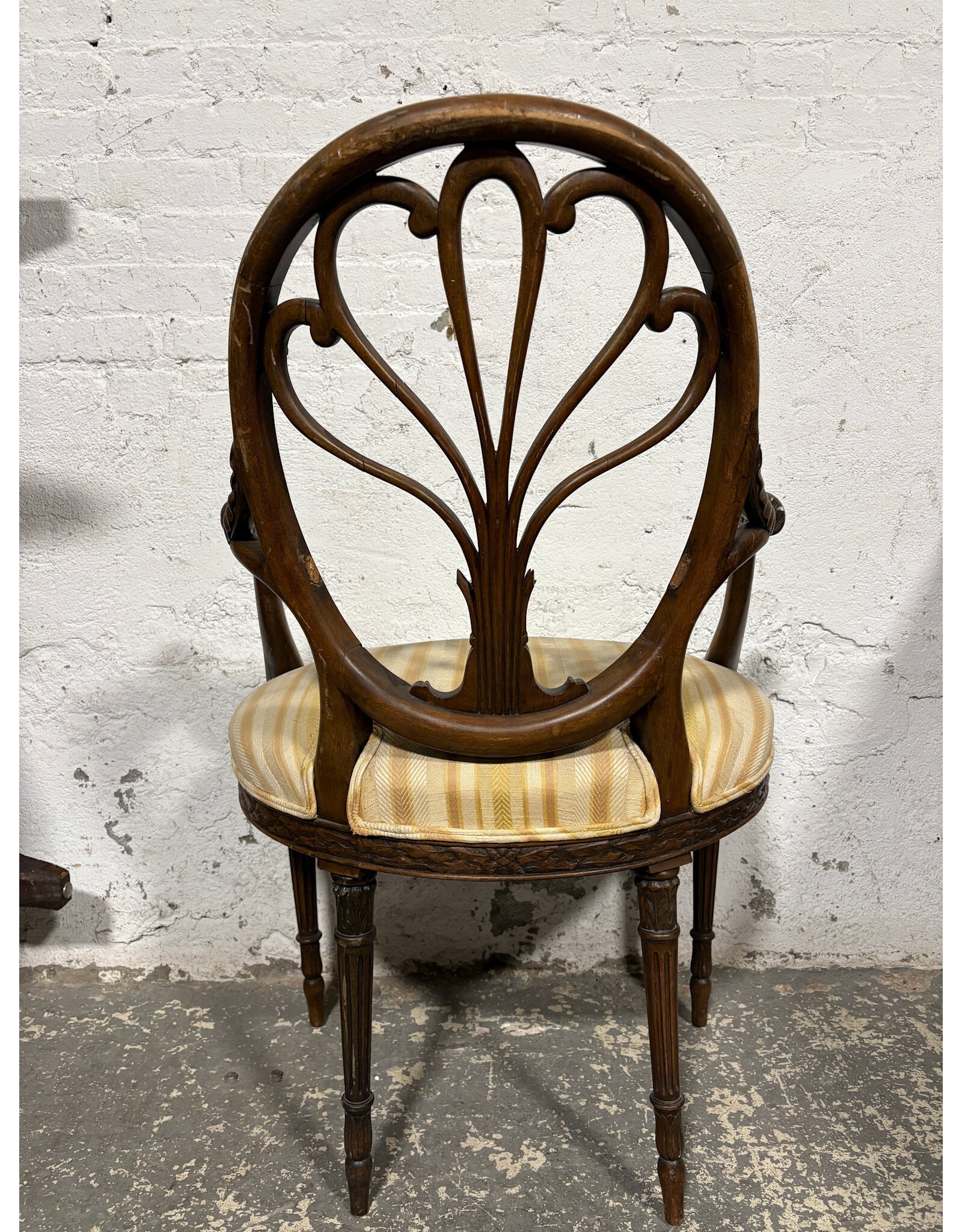 Antique Upholstered Arm Chair