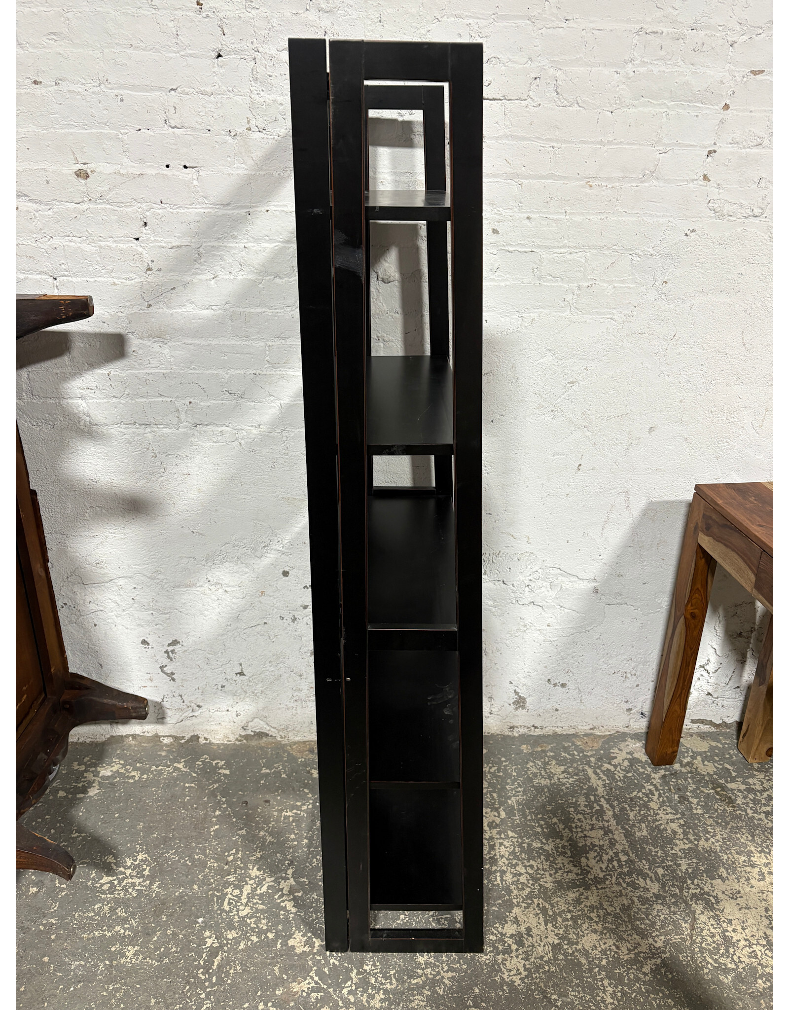 Pier 1 Black Wood Shelves