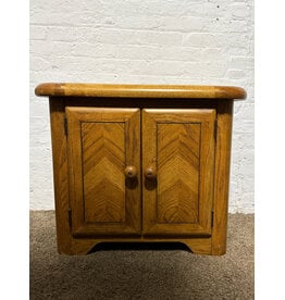 Vintage Solid Wood Bedside Cabinet