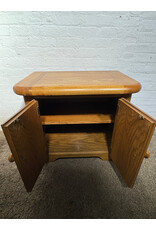 Vintage Solid Wood Bedside Cabinet
